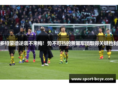 多特蒙德逆袭不来梅！势不可挡的黄黑军团取得关键胜利